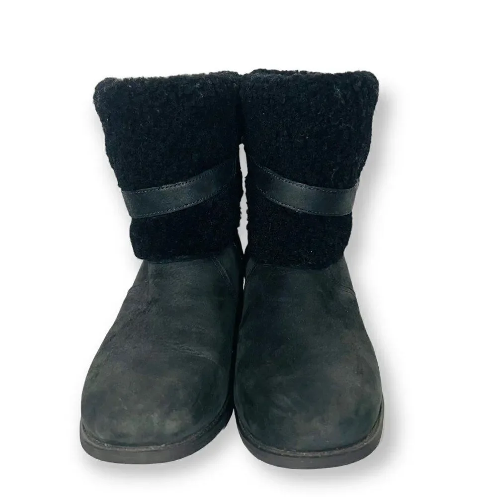 UGG Blayre II Water Resistant Boots Black Women's 8-8.5‎